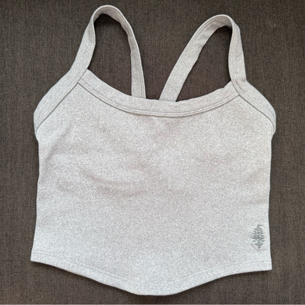 free people movement heather gray All Clear Solid Cami